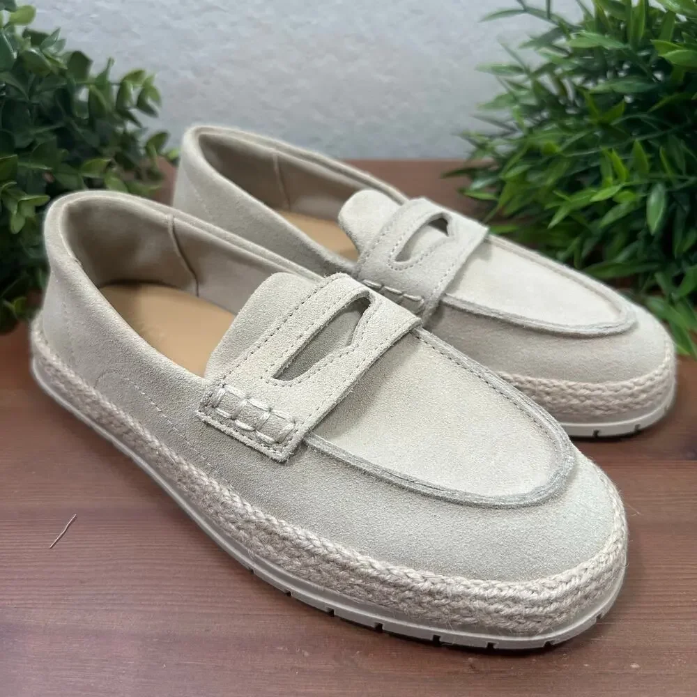 Zara Kids Suede Moccasins Loafers Boys Size 32